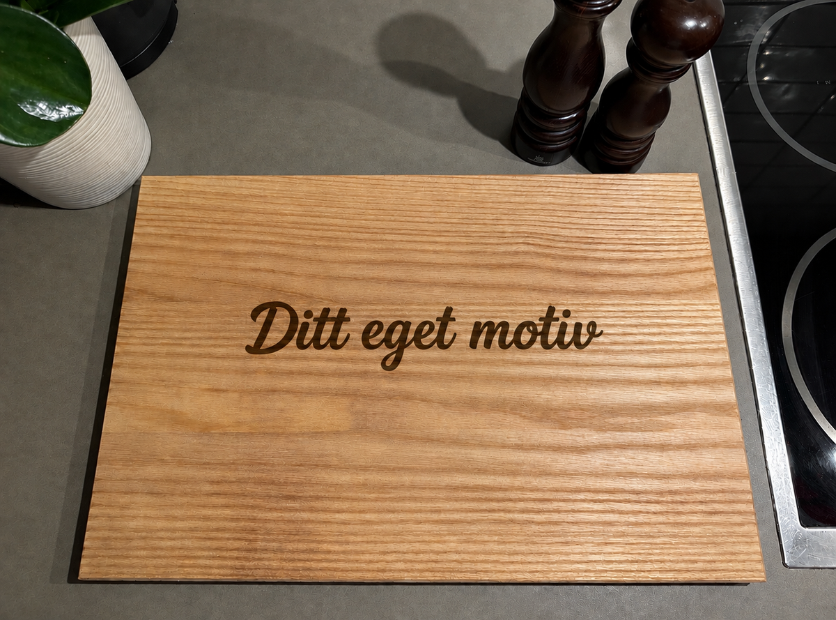Skärbräda med ditt eget motiv